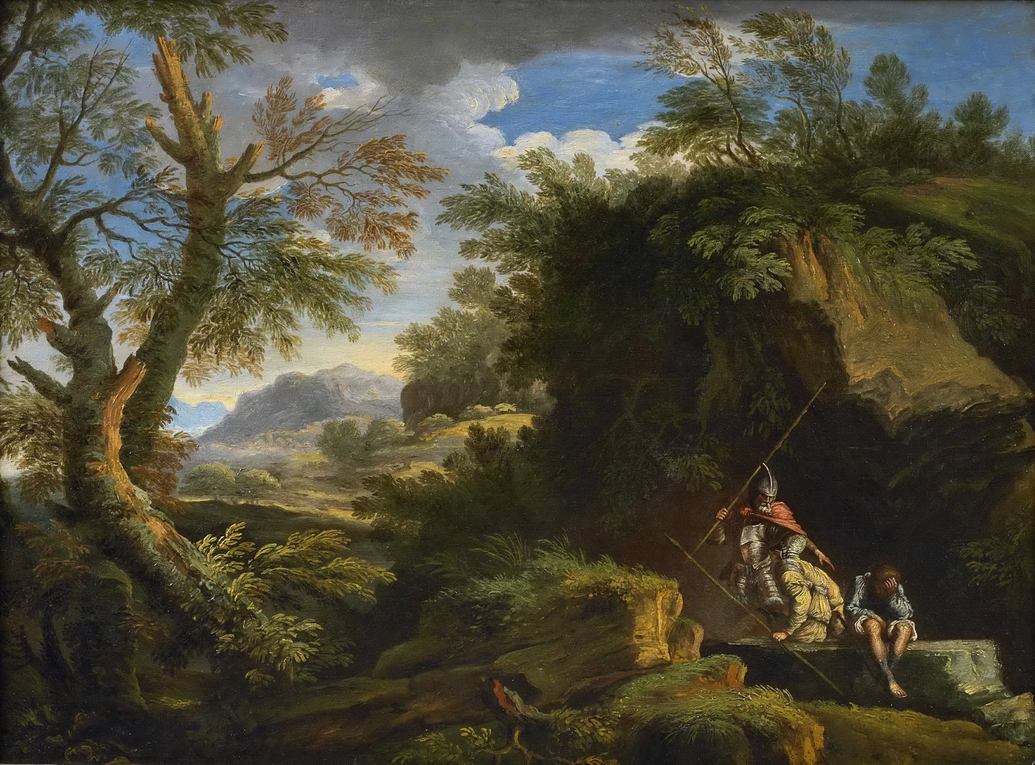 Paesaggio con figure